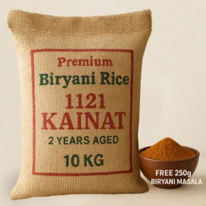 10 KG Biryani Rice + Free 250g Biryani Masala